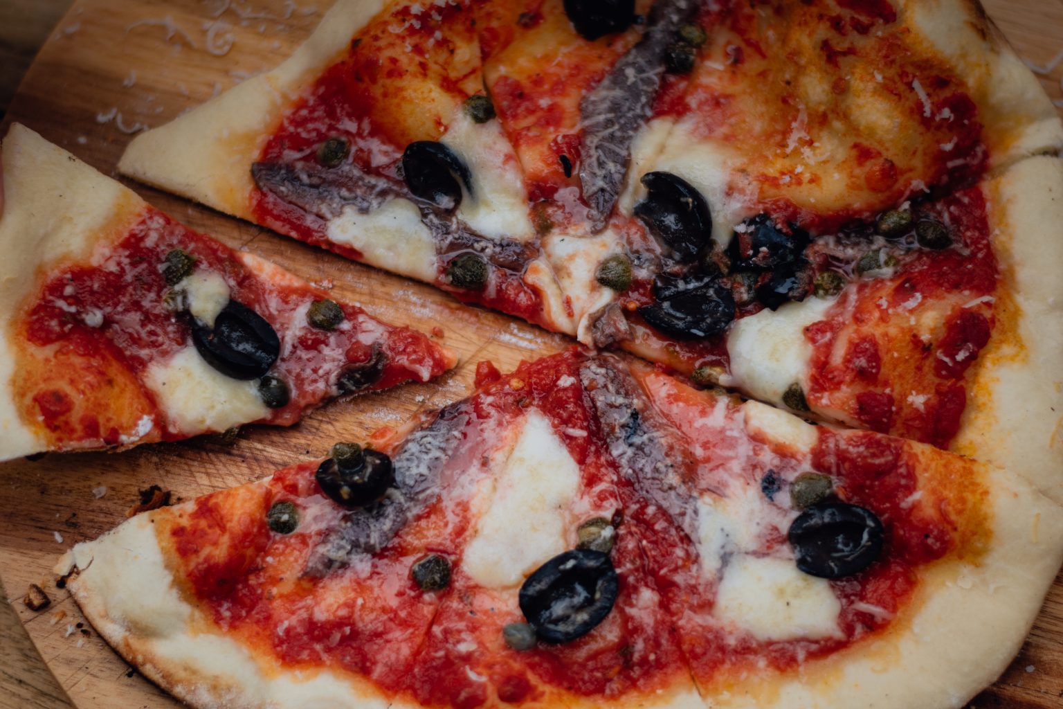 Pizza napolitana dicht