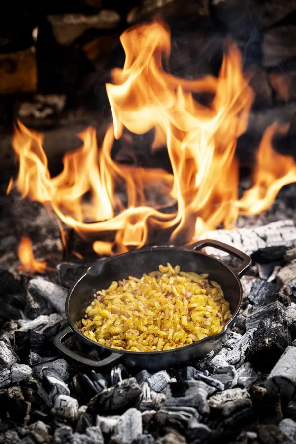 Skillet M met 2 handvatten rijstgerecht