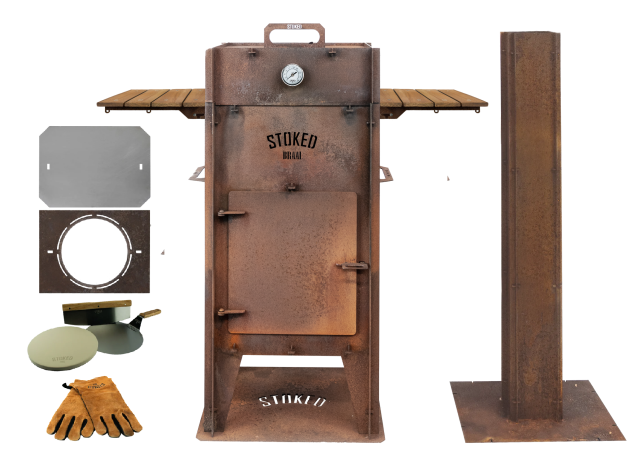 STOKED BBQ Braai premium met zijtafels